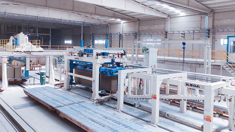 Complete production plant solution–a new AAC plant in Turkey